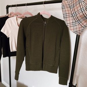 Lululemon | On Repeat Bomber | 6 | Dark Olive
